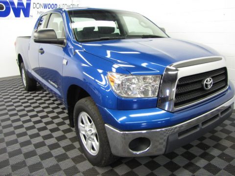 Blue Streak Metallic Toyota Tundra Double Cab 4x4.  Click to enlarge.