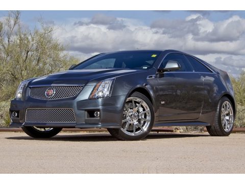 Thunder Gray ChromaFlair Cadillac CTS -V Coupe.  Click to enlarge.