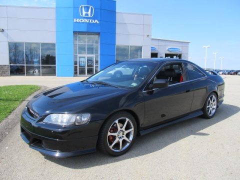 Nighthawk Black Pearl Honda Accord EX V6 Coupe.  Click to enlarge.