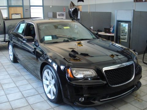 Gloss Black Chrysler 300 SRT8.  Click to enlarge.