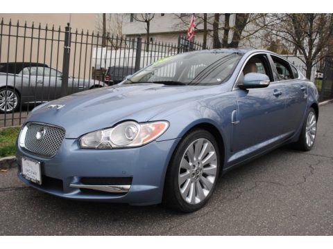 Azure Blue Metallic Jaguar XF Luxury.  Click to enlarge.