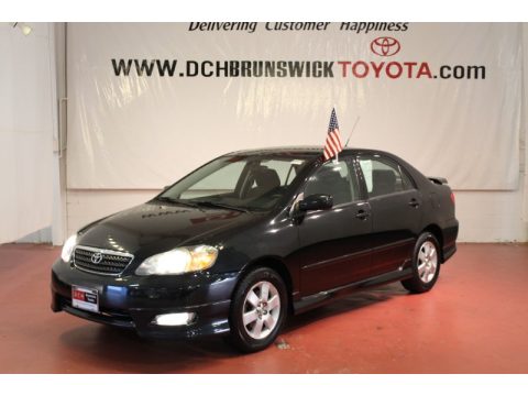 Black Sand Pearl Toyota Corolla S.  Click to enlarge.