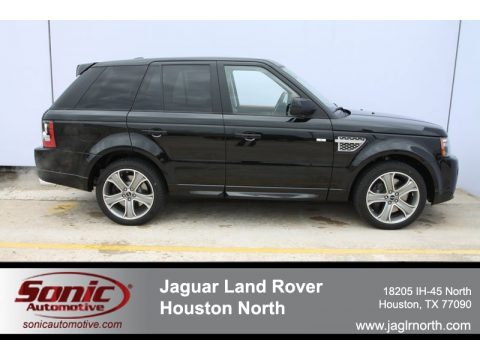 Santorini Black Metallic Land Rover Range Rover Sport Autobiography.  Click to enlarge.