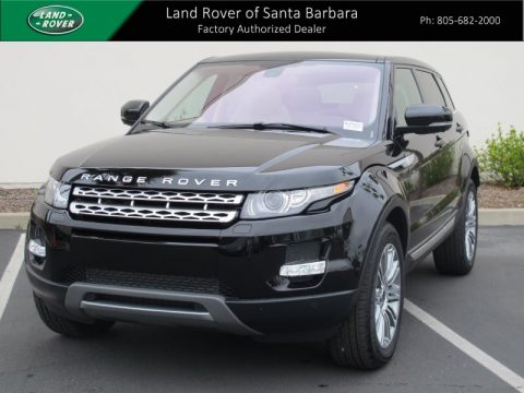 Santorini Black Metallic Land Rover Range Rover Evoque Prestige.  Click to enlarge.