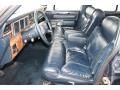  1987 Lincoln Town Car Navy Blue Interior #4