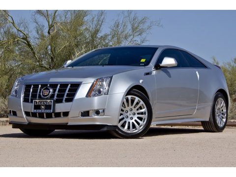 Radiant Silver Metallic Cadillac CTS Coupe.  Click to enlarge.