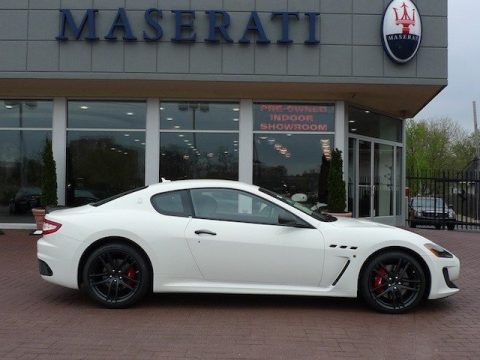 Bianco Eldorado (White) Maserati GranTurismo MC Coupe.  Click to enlarge.