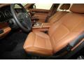  2010 BMW 7 Series Amaro Brown Full Merino Leather Interior #3