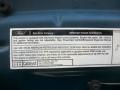 Info Tag of 2000 Ford F250 Super Duty XLT Extended Cab #30