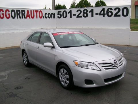 Classic Silver Metallic Toyota Camry LE.  Click to enlarge.