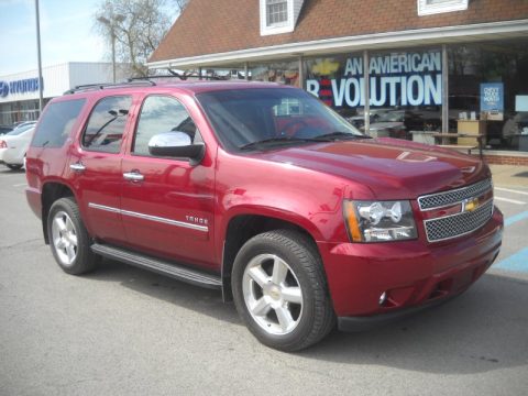 Red Jewel Tintcoat Chevrolet Tahoe LTZ 4x4.  Click to enlarge.