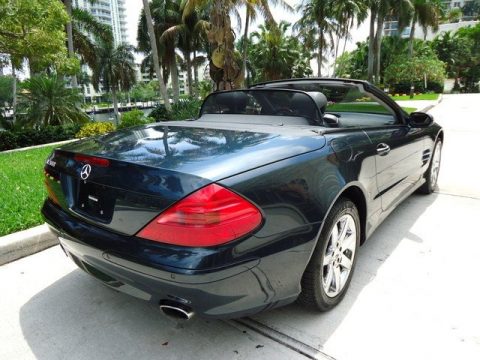 Black Opal Metallic Mercedes-Benz SL 500 Roadster.  Click to enlarge.