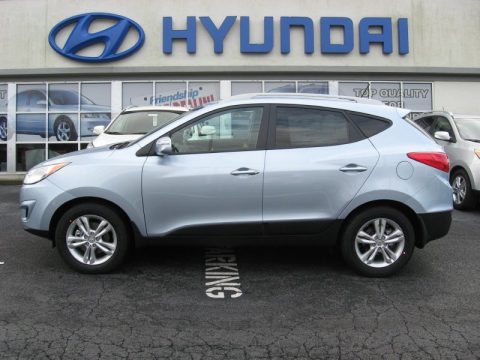 Aurora Blue Hyundai Tucson GLS AWD.  Click to enlarge.