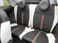 Rear Seat of 2012 Fiat 500 c cabrio Gucci #9