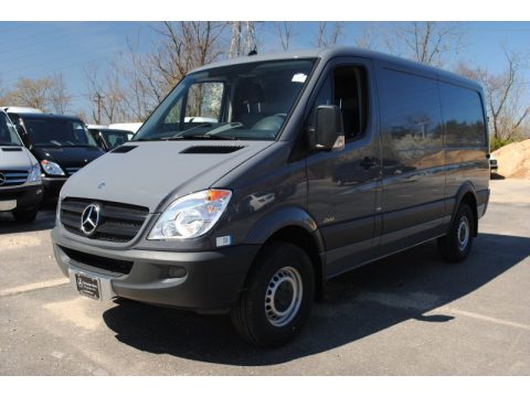 Graphite Grey Metallic Mercedes-Benz Sprinter 2500 Cargo Van.  Click to enlarge.