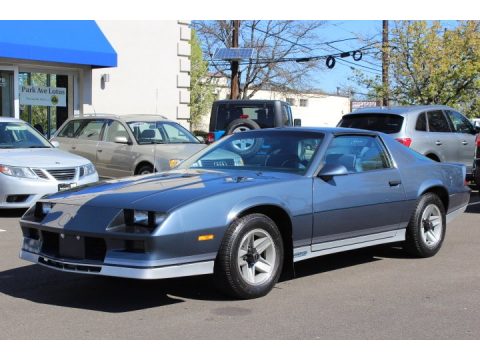 Light Blue Chevrolet Camaro Z28.  Click to enlarge.