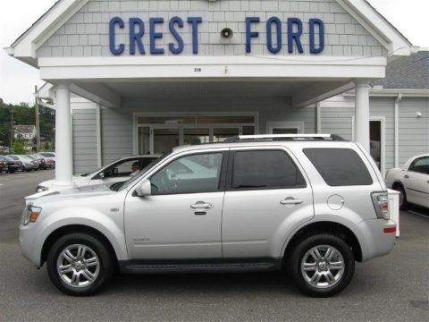 Silver Metallic Mercury Mariner V6 Premier 4WD.  Click to enlarge.