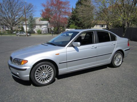 Titanium Silver Metallic BMW 3 Series 325xi Sedan.  Click to enlarge.