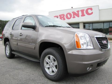 Mocha Steel Metallic GMC Yukon SLT.  Click to enlarge.