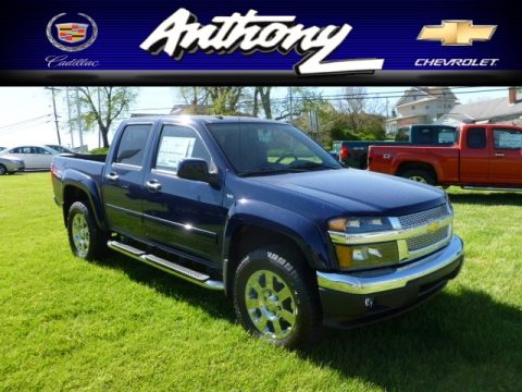 Deep Navy Chevrolet Colorado LT Crew Cab 4x4.  Click to enlarge.