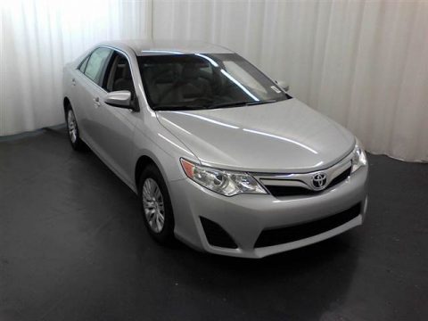 Classic Silver Metallic Toyota Camry LE.  Click to enlarge.