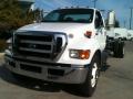 Front 3/4 View of 2012 Ford F650 Super Duty XL Regular Cab Chassis #3