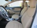  2013 Hyundai Elantra Beige Interior #6