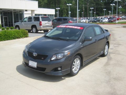 Magnetic Gray Metallic Toyota Corolla S.  Click to enlarge.