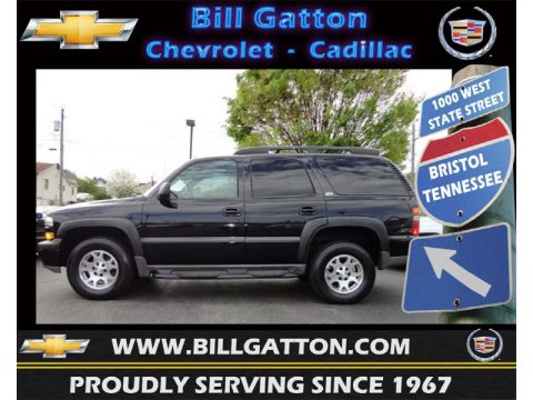 Onyx Black Chevrolet Tahoe Z71 4x4.  Click to enlarge.