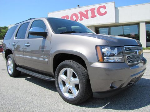 Mocha Steel Metallic Chevrolet Tahoe LTZ 4x4.  Click to enlarge.