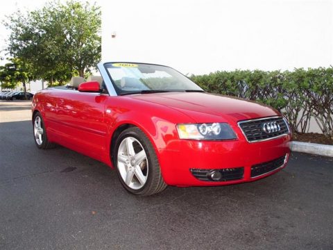 Amulet Red Audi A4 18T Cabriolet Click to enlarge