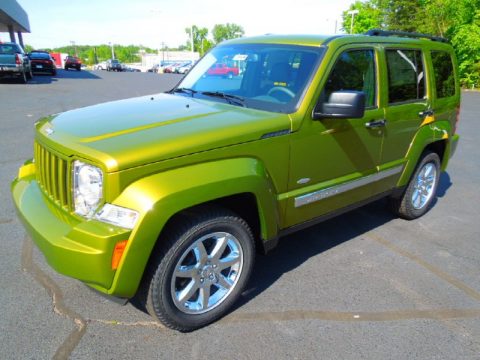 Rescue Green Metallic Jeep Liberty Latitude.  Click to enlarge.