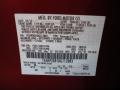 Ford Color Code RR Ruby Red Metallic #18