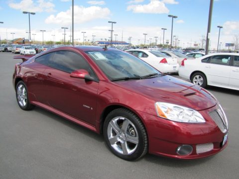 Performance Red Metallic Pontiac G6 GXP Coupe.  Click to enlarge.