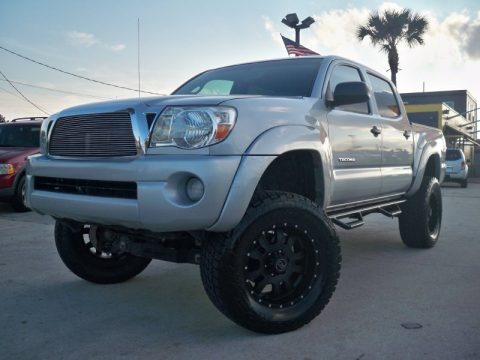 Silver Streak Mica Toyota Tacoma V6 PreRunner TRD Double Cab.  Click to enlarge.