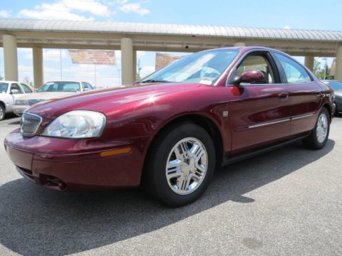 Merlot Red Metallic Mercury Sable LS Premium Sedan.  Click to enlarge.