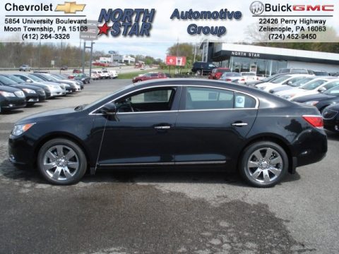 Carbon Black Metallic Buick LaCrosse FWD.  Click to enlarge.