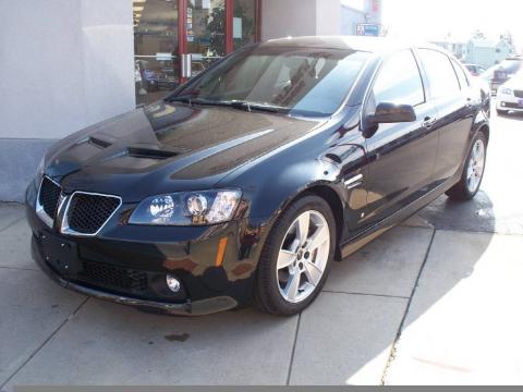 Panther Black 2009 Pontiac G8 GT with Onyx interior Panther Black Pontiac G8 