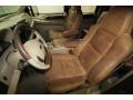  2005 Ford F250 Super Duty Castano Brown Leather Interior #3