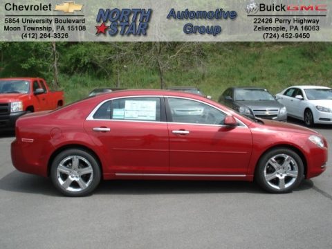 Crystal Red Tintcoat Chevrolet Malibu LT.  Click to enlarge.