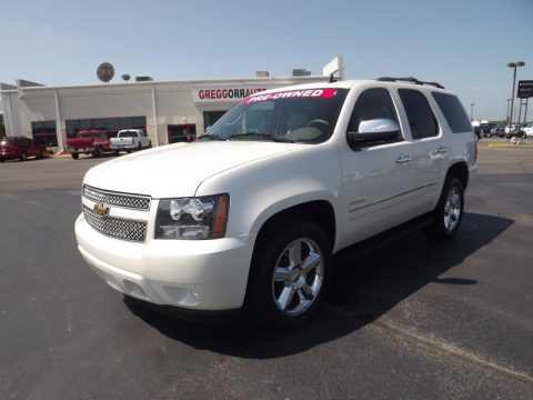 White Diamond Tricoat Chevrolet Tahoe LTZ 4x4.  Click to enlarge.