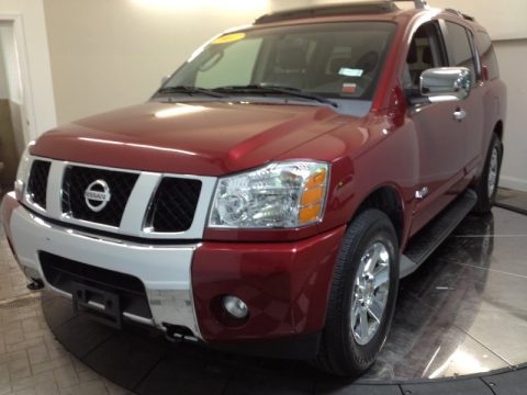 Red Brawn Nissan Armada LE 4x4.  Click to enlarge.