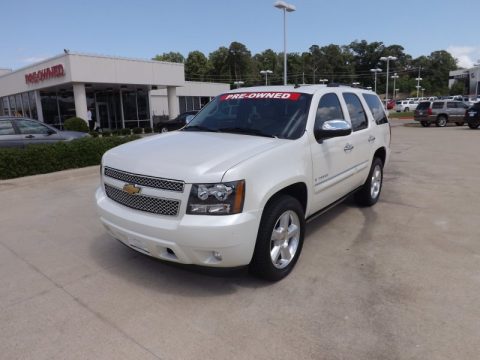 White Diamond Tricoat Chevrolet Tahoe LTZ.  Click to enlarge.