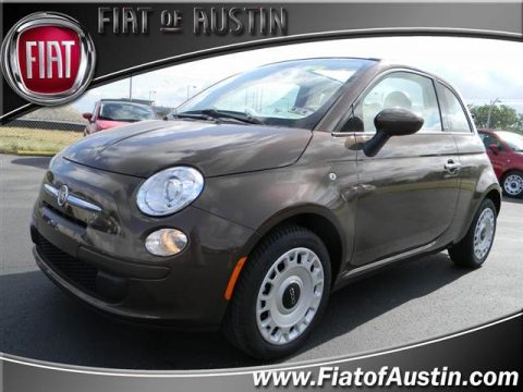 Espresso (Brown) Fiat 500 c cabrio Pop.  Click to enlarge.