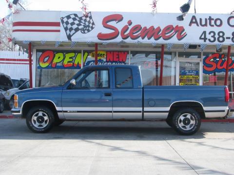 Catalina Blue Metallic Chevrolet C/K C1500 Extended Cab.  Click to enlarge.