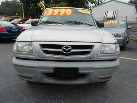 Platinum Frost Metallic Mazda B-Series Truck B3000 Dual Sport Cab Plus.  Click to enlarge.