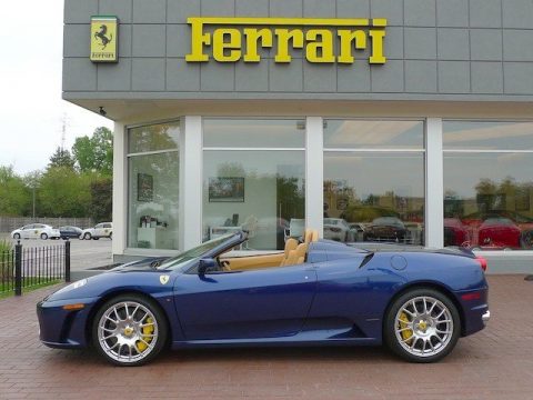 Tour de France Blue Ferrari F430 Spider F1.  Click to enlarge.