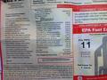  2009 Ferrari F430 Spider F1 Window Sticker #35