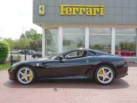 Nero (Black) Ferrari 599 GTB Fiorano HGTE.  Click to enlarge.