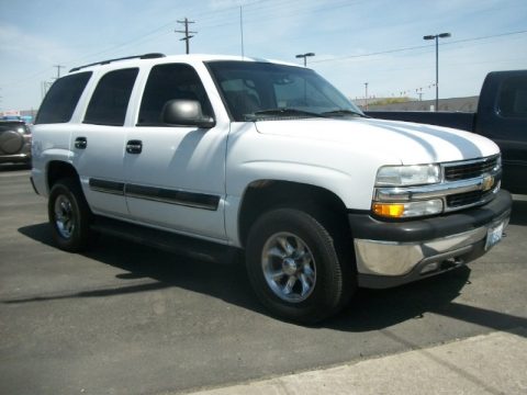 Summit White Chevrolet Tahoe LS 4x4.  Click to enlarge.